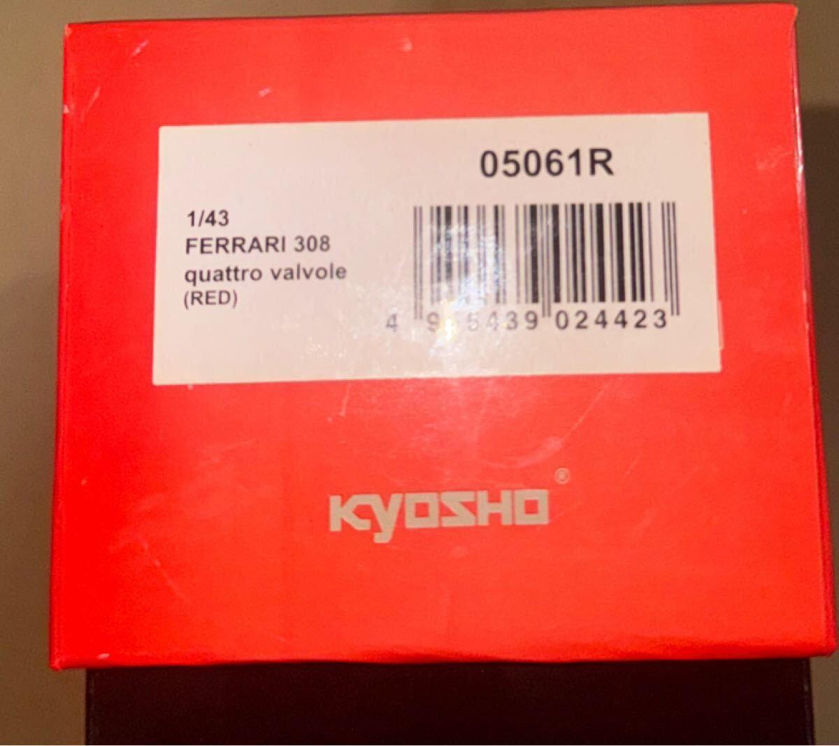  Kyosho Ferrari литье под давлением RED 308. quattro valvole 1/43 05061R