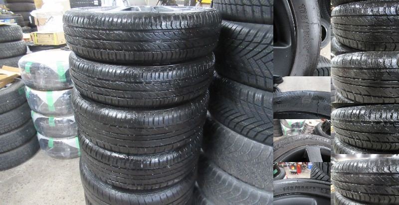 i i-MiEV アイ MITSUBISHI純正15インチ レッドスリーダイア【マッドブラック塗装】145/65R15/175/55R15 24年製9分山 バランス済 _画像10