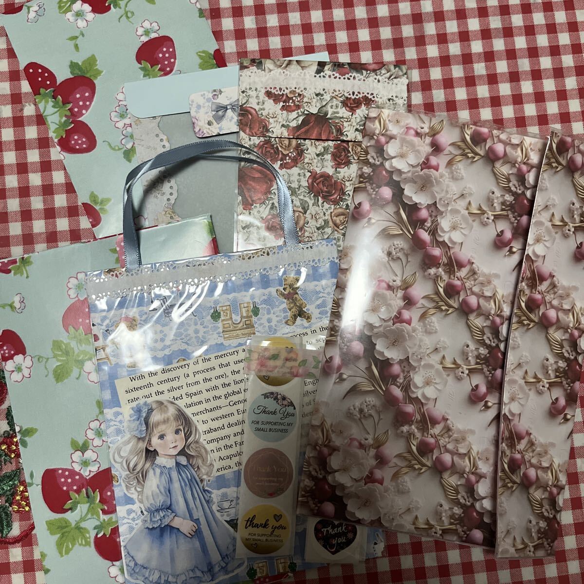 ハンドメイド＊お買い得品☆おすそ分けファイル〜封筒・シール付き_画像1