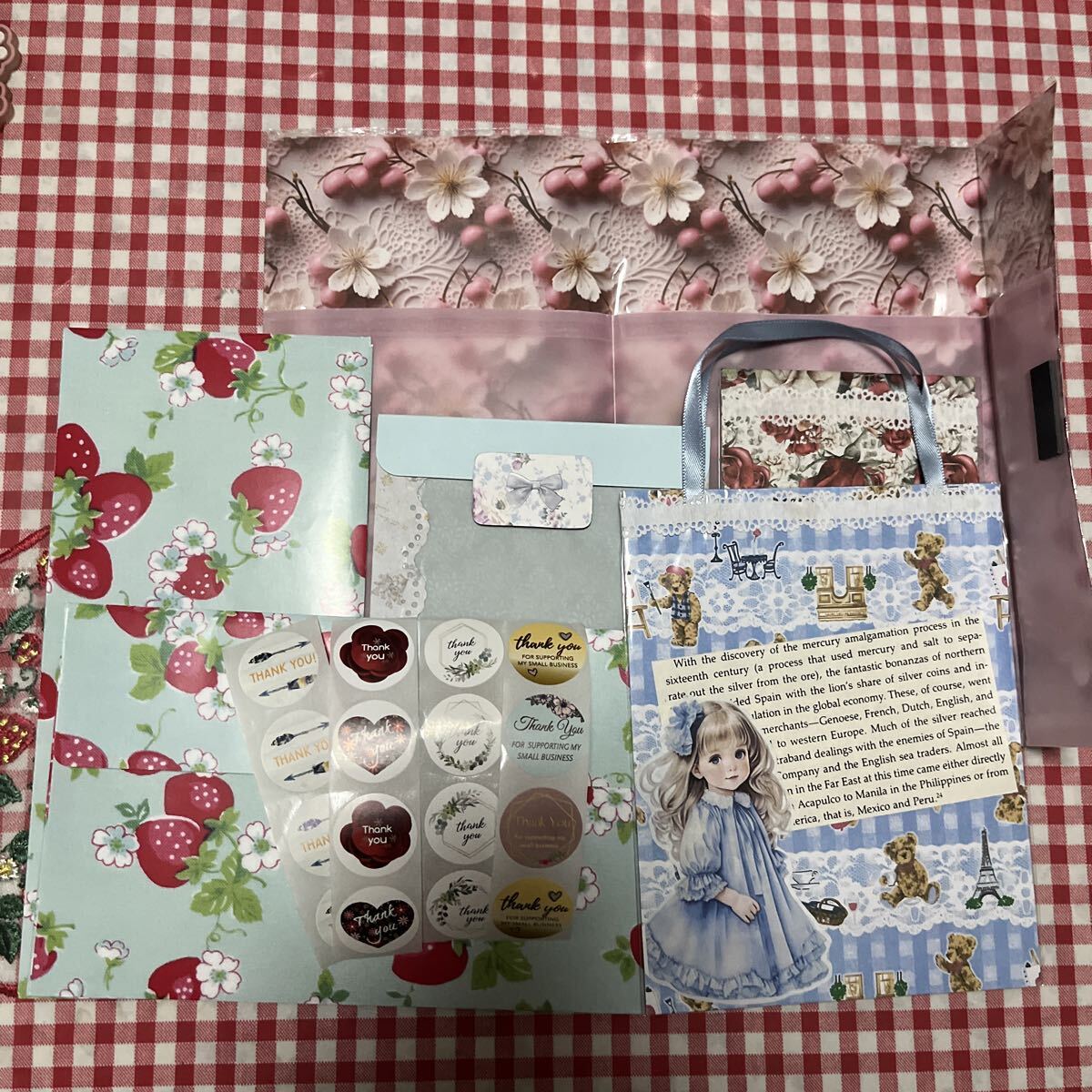 ハンドメイド＊お買い得品☆おすそ分けファイル〜封筒・シール付き_画像2