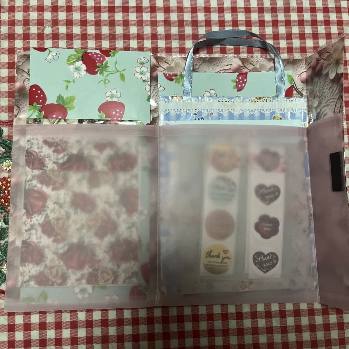 ハンドメイド＊お買い得品☆おすそ分けファイル〜封筒・シール付き_画像3