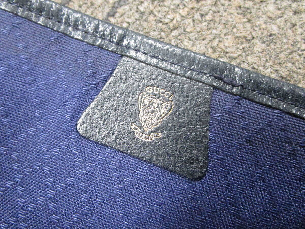 【必見】 GUCCI グッチ GGロゴ トートバッグ ショルダーバッグ ヴィンテージ オールドグッチ 170 002 4987_画像4
