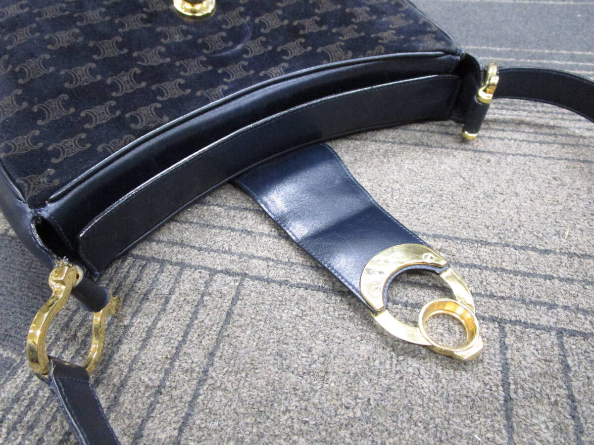 【必見】 CELINE セリーヌ ショルダーバッグ ヴィンテージ old オールド_画像9