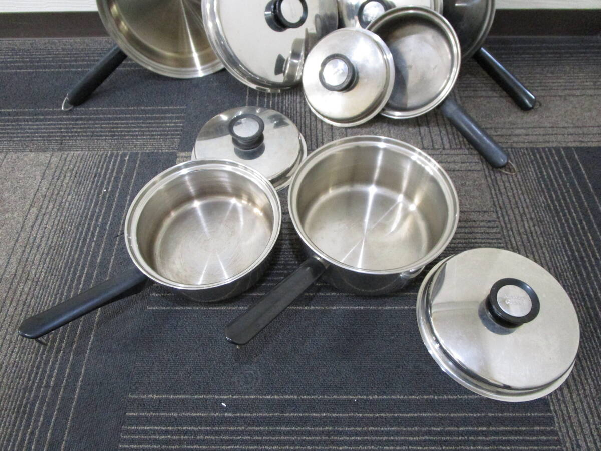 【必見】 Queen クイーン Amway アムウェイ 両手鍋 片手鍋 鍋 調理器具 蒸し器 大量 まとめ_画像5
