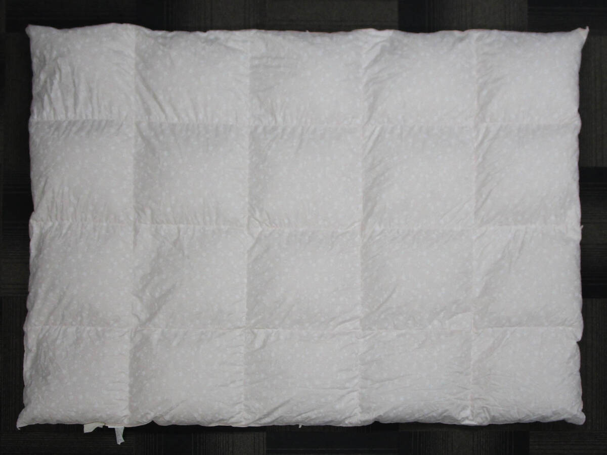 【必見】 日本製 羽毛掛ふとん 羽毛ふとん シングル 2点 まとめ ダウン95% フェザー5%_画像4