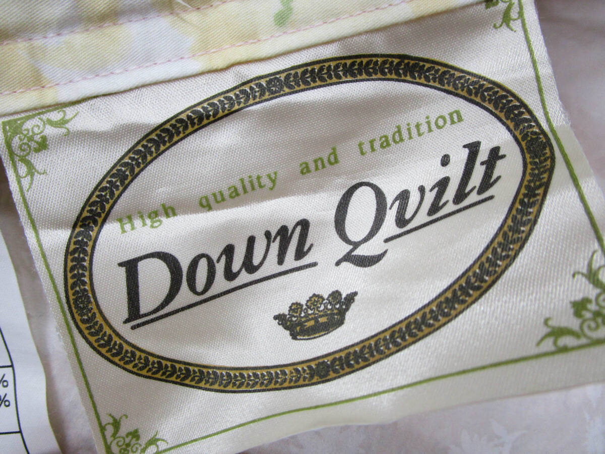 【必見】 日本製 羽毛掛ふとん 羽毛ふとん シングル 2点 まとめ ダウン95% フェザー5%_画像5