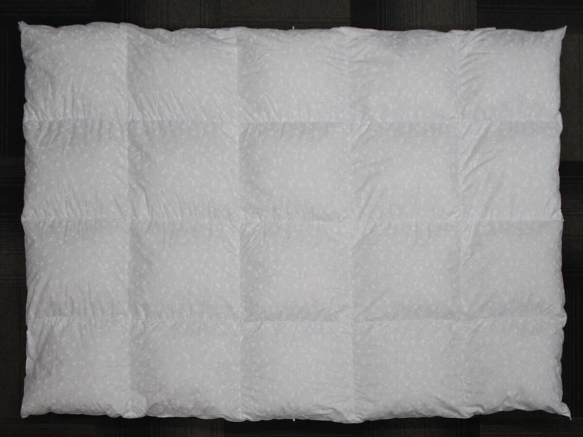 【必見】 日本製 羽毛掛ふとん 羽毛ふとん シングル 2点 まとめ ダウン95% フェザー5%_画像8