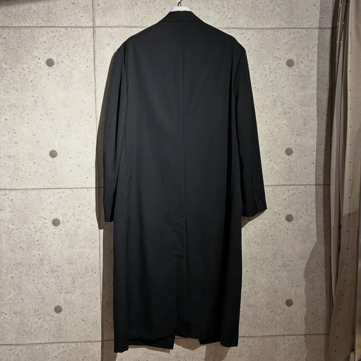 ONtheCORNER ITEM No.2110/YohjiYamamoto POURHOMME ヨウジヤマモトプールオム 立ち切りデザインロングジャケット 23ss size:2_画像2