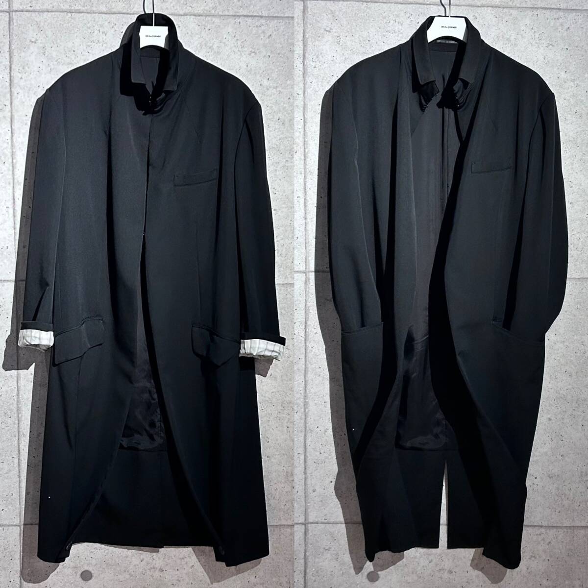 ONtheCORNER ITEM No.2100/YohjiYamamoto POURHOMME ヨウジヤマモトプールオム フックデザイン燕尾ジャケット 22aw size:3_画像6