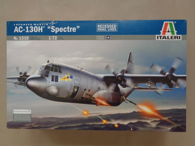 イタレリ　1/72　AC-130H　〝Spectre”　スペクター　ガンシップ　デザートストーム　凹彫仕様_画像1