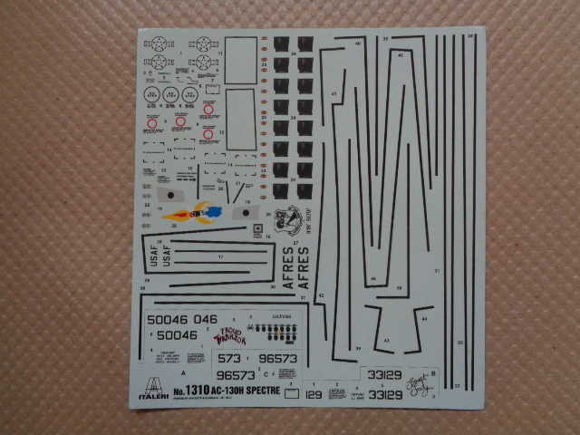 イタレリ　1/72　AC-130H　〝Spectre”　スペクター　ガンシップ　デザートストーム　凹彫仕様_画像3