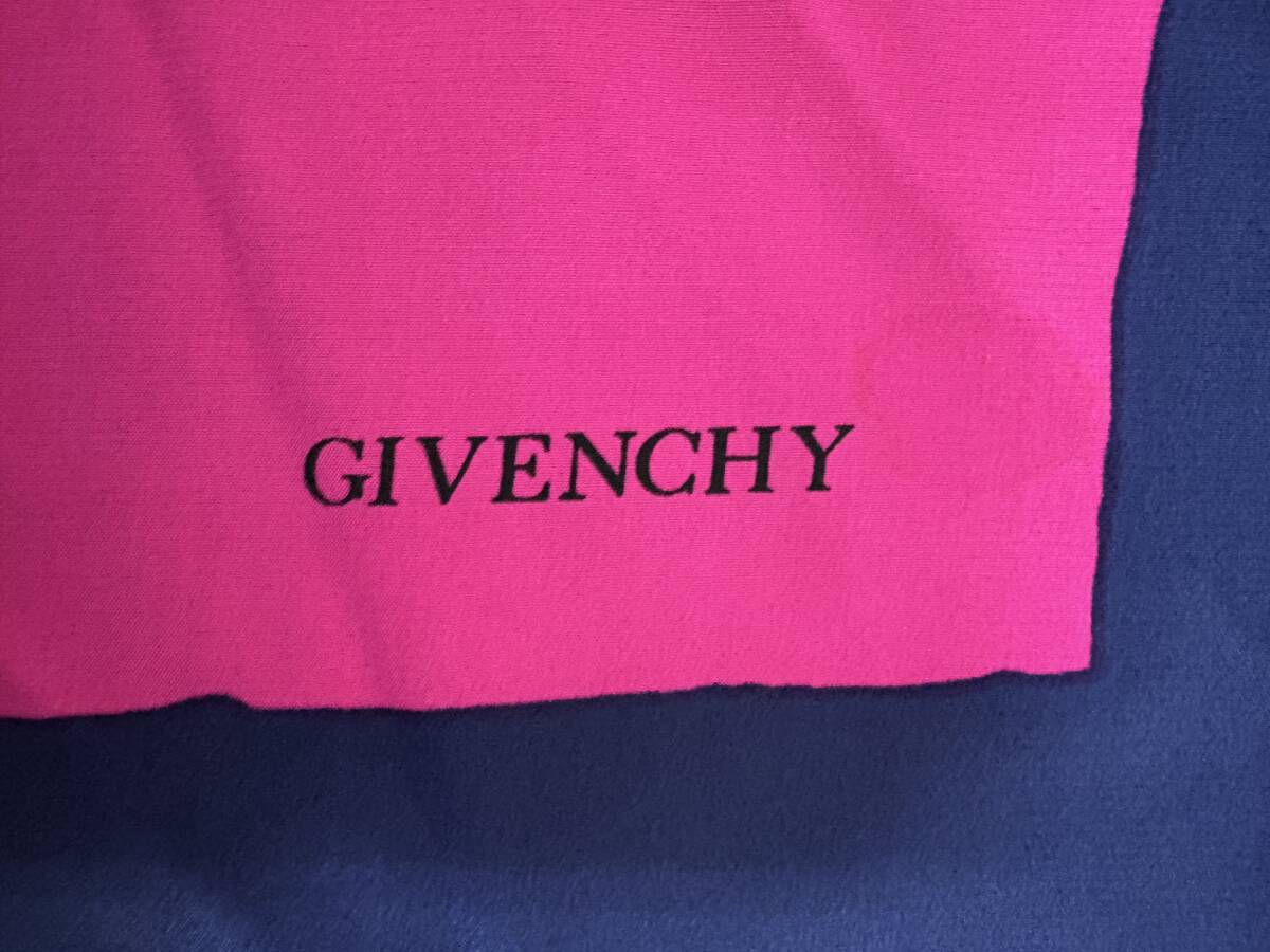 1円スタート!ジバンシィ/ノーブランド緑 スカーフ/ウンガロ/レオナール/ロベルタ5枚まとめ 中古 現状品_画像3