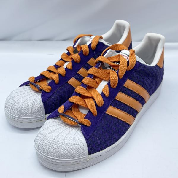 [ б/у ]ADIDAS SUPER STAR35TH MUSIC MISSY ELLIOTT 114206 лиловый 28cm ^ бойцовая рыбка есть есть [240019513263]