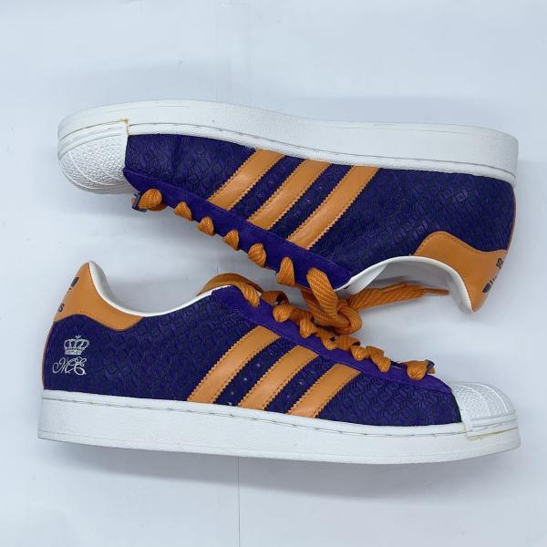 [ б/у ]ADIDAS SUPER STAR35TH MUSIC MISSY ELLIOTT 114206 лиловый 28cm ^ бойцовая рыбка есть есть [240019513263]