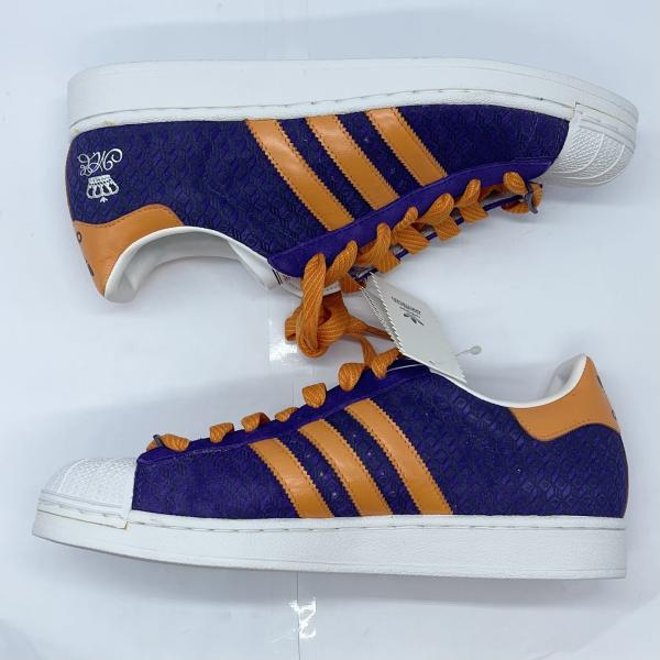 [ б/у ]ADIDAS SUPER STAR35TH MUSIC MISSY ELLIOTT 114206 лиловый 28cm ^ бойцовая рыбка есть есть [240019513263]