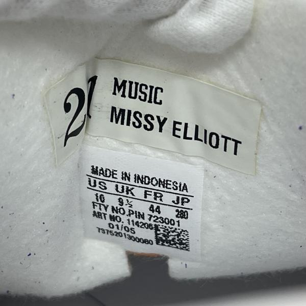 [ б/у ]ADIDAS SUPER STAR35TH MUSIC MISSY ELLIOTT 114206 лиловый 28cm ^ бойцовая рыбка есть есть [240019513263]