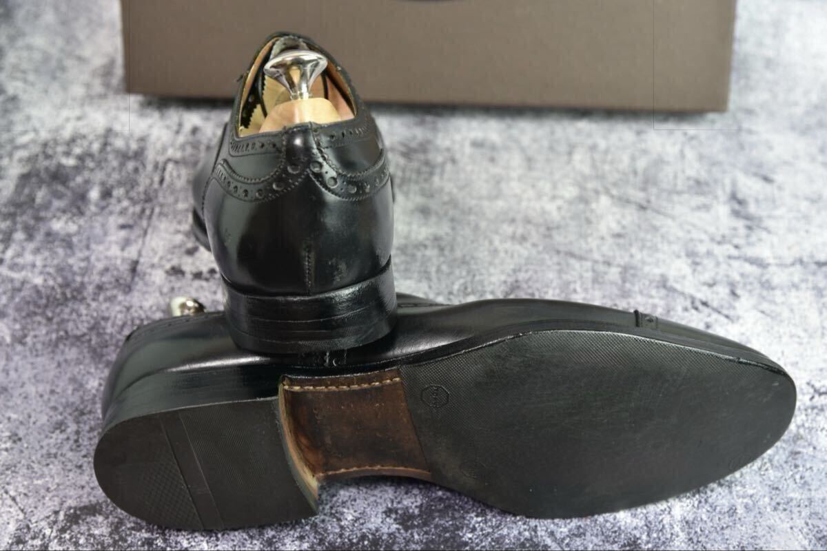 純正ツリー付属 Church's ディプロマット 80F (27.0cm相当) ブラック 73ラスト チャーチ セミブローグ_画像7