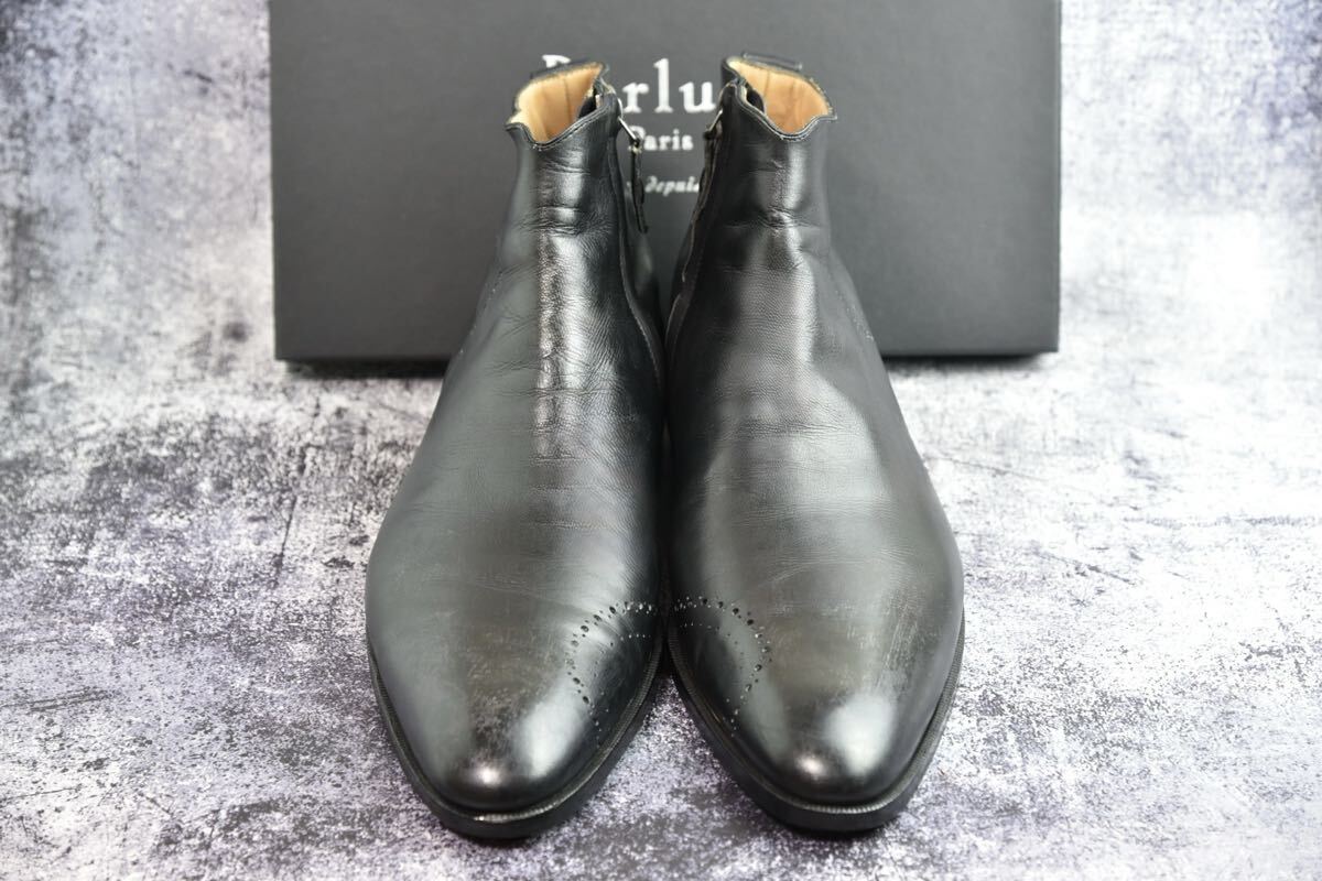 ベルルッティ　サイドジップブーツ　サイズ9 (27.5cm程度)　ブラック　Berluti　タトゥコレクション_画像3