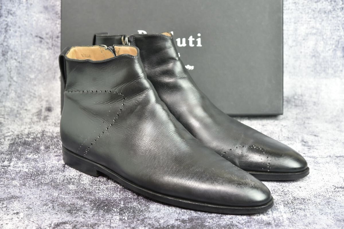ベルルッティ　サイドジップブーツ　サイズ9 (27.5cm程度)　ブラック　Berluti　タトゥコレクション_画像5