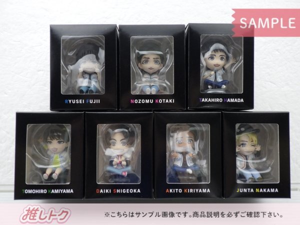 WEST. 10周年記念展 関西七色男大祭り フィギュア 7点セット全種 [難小]_画像1