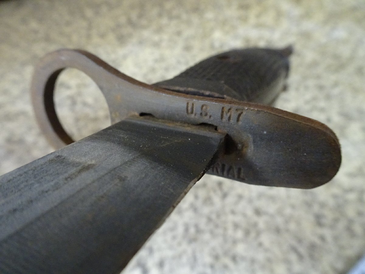  ружье .M7 M8s покрытие do Вьетнам война Вьетнам война милитари оборудование ржавчина есть Junk 