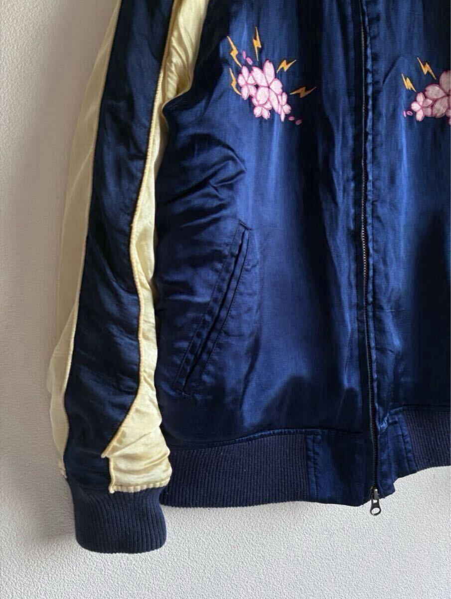 即完売品! Ron Herman ロンハーマン RHC × magic number マジックナンバー 〝 KAMAKURA″ 刺繍 スカジャン ジャケット ブルゾン M_画像9