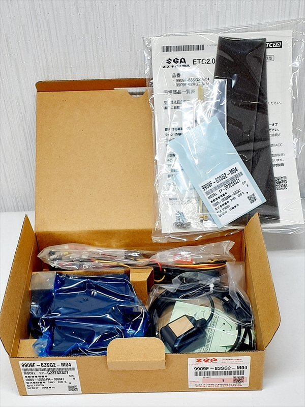 【b04】未使用 ETC2.0車載器 三菱電機 MITSUBISHI SUZUKI スズキ純正 EP-G222SXSZ1 9909F-83SG2-M04_画像3