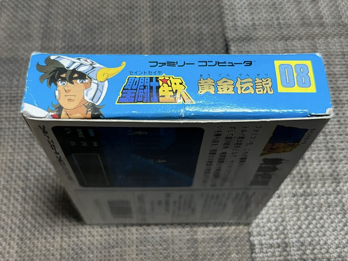 聖闘士星矢　黄金伝説　ファミコンソフト　FC　バンダイ　箱説付　テクニック集付_画像4