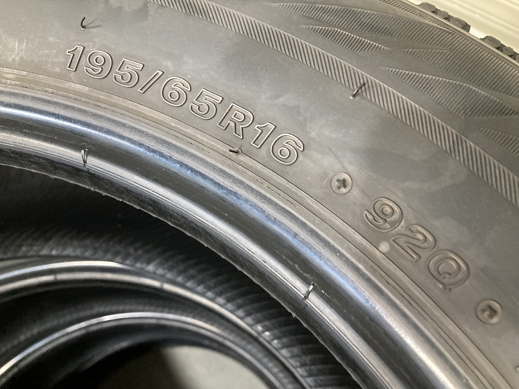 溝あり BRIDGESTONE BLIZZAK VRX2 195/65R16 4本セット ブリヂストン ブリザック (W1638)_画像5