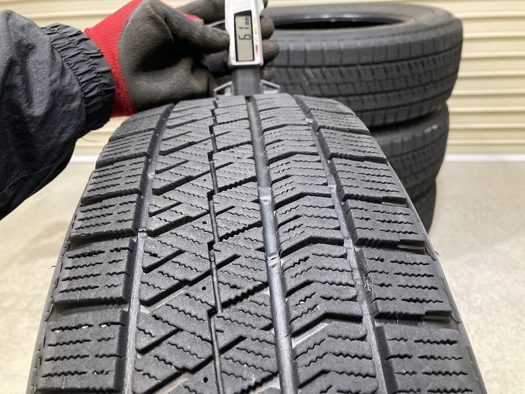 溝あり BRIDGESTONE BLIZZAK VRX2 195/65R16 4本セット ブリヂストン ブリザック (W1638)_画像7