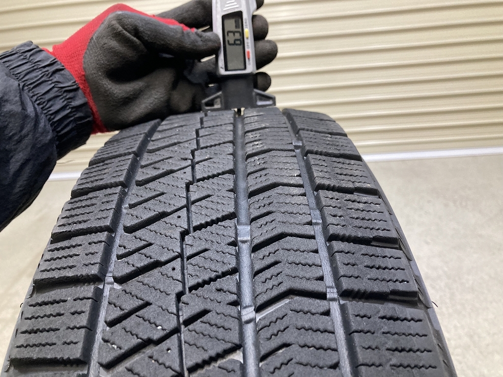 溝あり BRIDGESTONE BLIZZAK VRX2 195/65R16 4本セット ブリヂストン ブリザック (W1638)_画像10