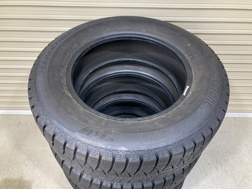 バリ溝 ’21年製 BRIDGESTONE ICEPARTNER2 215/65R16 4本セット ブリヂストン アイスパートナー2 (W1634)_画像2