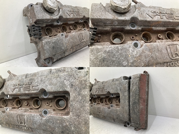 割れ無 ホンダ EK9 シビック タイプR 純正 B16B エンジン ヘッドカバー DOHC VTEC (W1691)_画像3