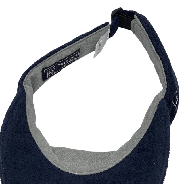 【新品】ZOY ネイビー　ゴルフ メランジオーガニックパイルバイザー UNISEX　_画像8