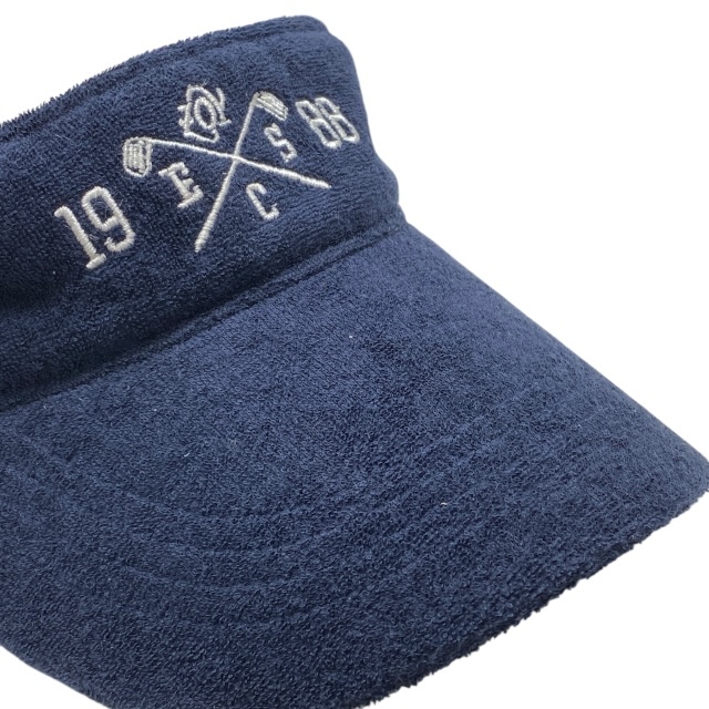 【新品】ZOY ネイビー　ゴルフ メランジオーガニックパイルバイザー UNISEX　_画像5