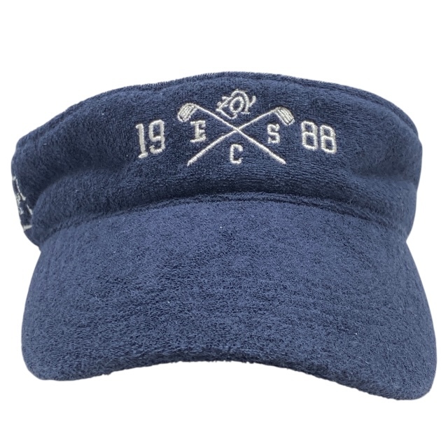 【新品】ZOY ネイビー　ゴルフ メランジオーガニックパイルバイザー UNISEX　_画像1