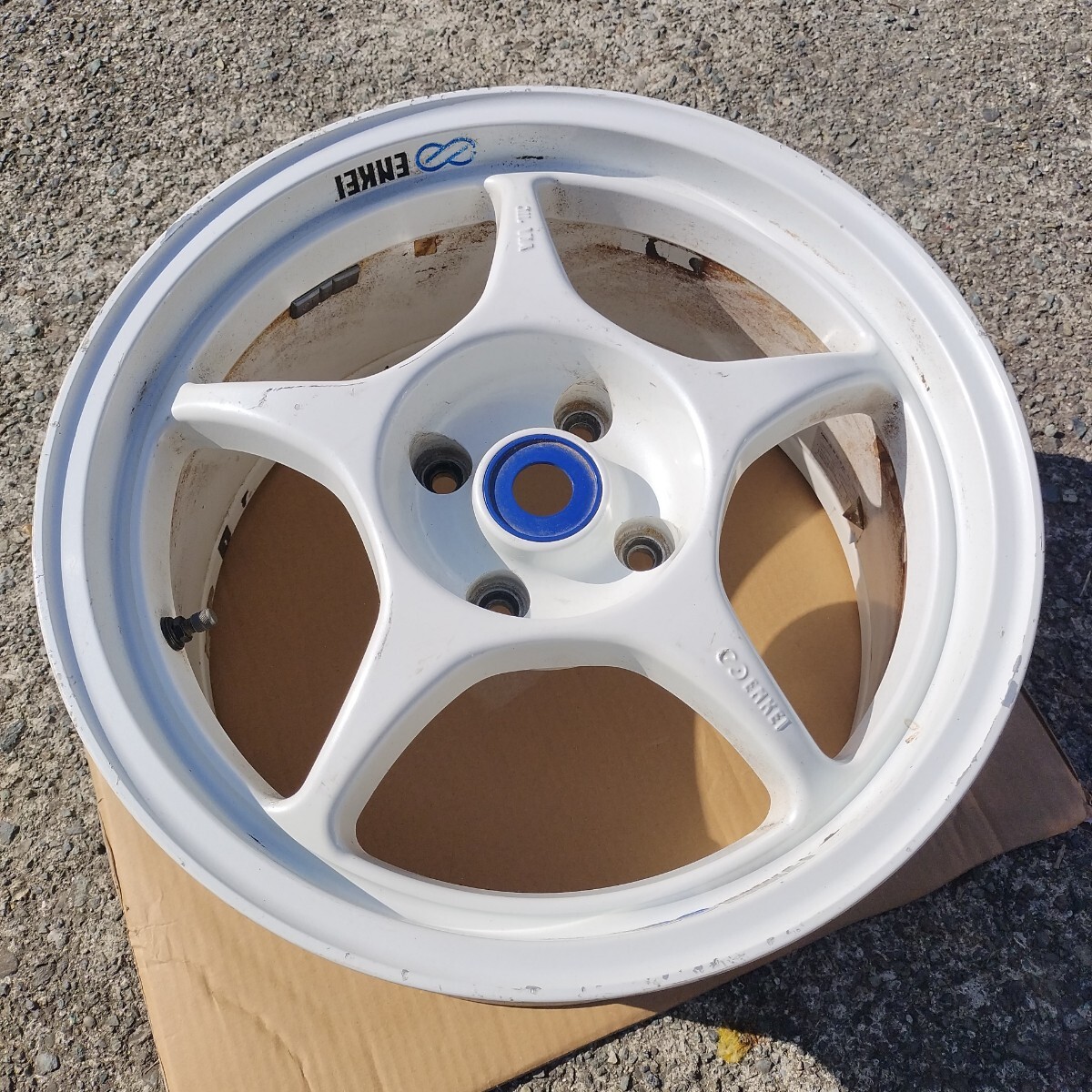 売り切り！エンケイRP01 17インチ 8J ET38 PCD114.3 4穴 1本 ENKEI RACING RP-01_画像1