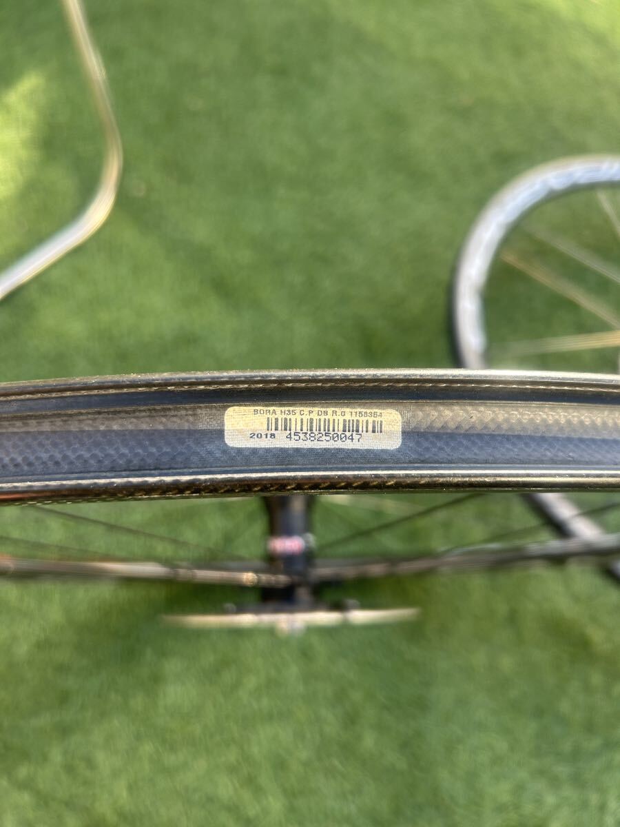 カンパニョーロ Campagnolo BORA ONE 35 DB CL クリンチャー　シマノフリー　カーボンホイール　ブライトラベル_画像7