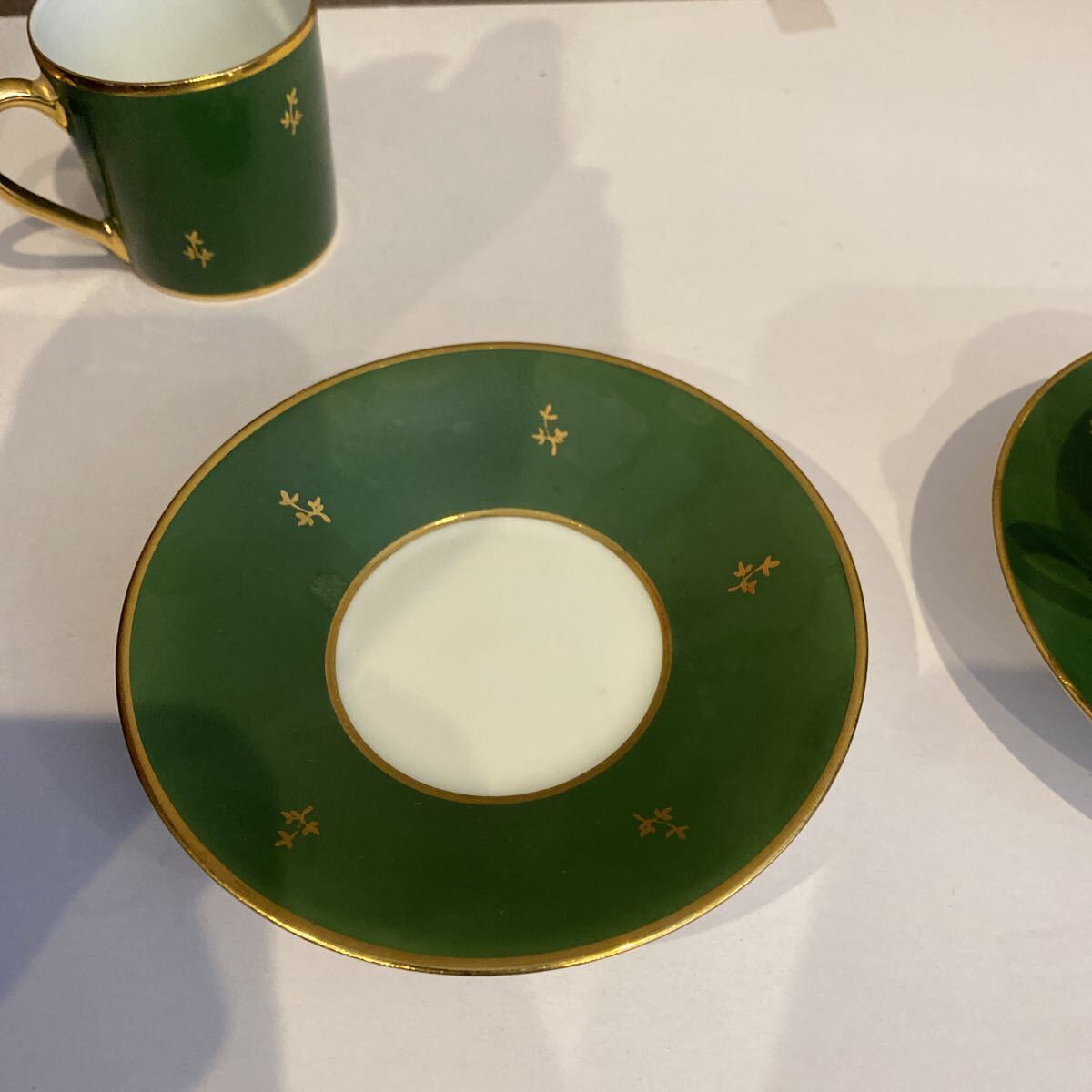 リモージュ　Limoges 金彩　 デミタスカップ　 カップ ソーサー　2客セット_画像6