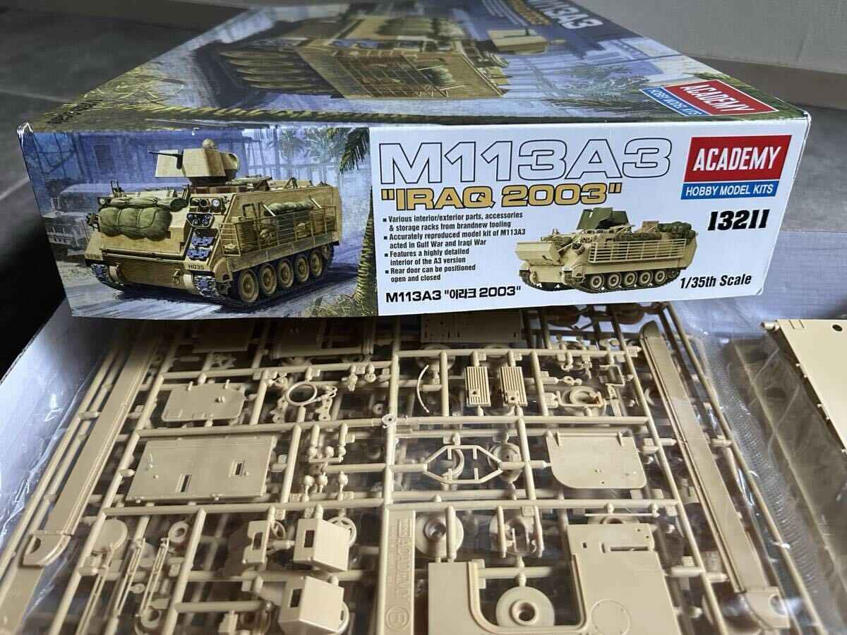 アカデミー 1/35 M113A3 IRAQ 2003 M113装甲兵員輸送車 内袋未開封 〒920円 定形外郵便(追跡補償なし)他_画像8