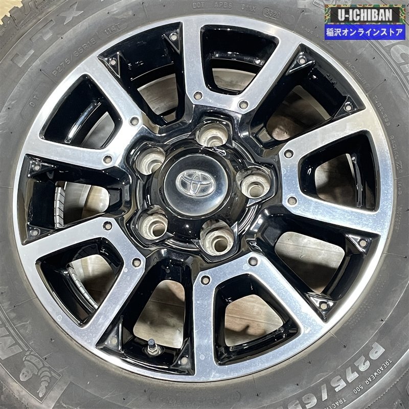 US トヨタ タンドラ TRD 純正 8-18+60 5H150 ミシュラン LTX A/T2 275/65R18 2020年製 タンドラ 等 18インチ 4本セット 009_画像4