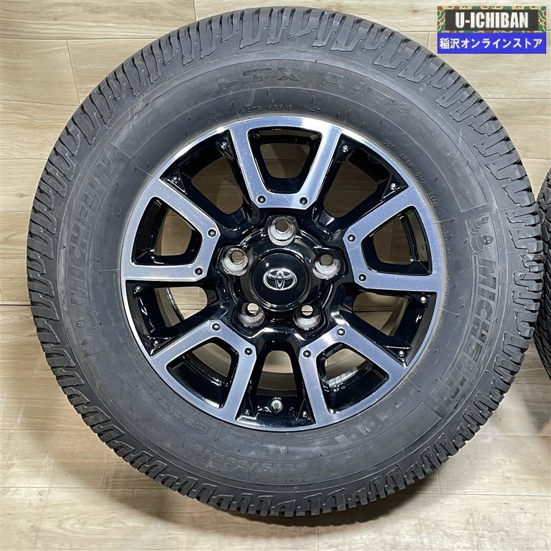 US トヨタ タンドラ TRD 純正 8-18+60 5H150 ミシュラン LTX A/T2 275/65R18 2020年製 タンドラ 等 18インチ 4本セット 009_画像2