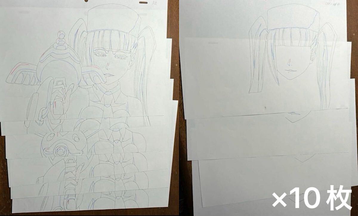 BLEACH セル画　アニメ　直筆原画　黒崎一護　ハリベル　松本乱菊　チルッチ　朽木ルキア　リルカ_画像8