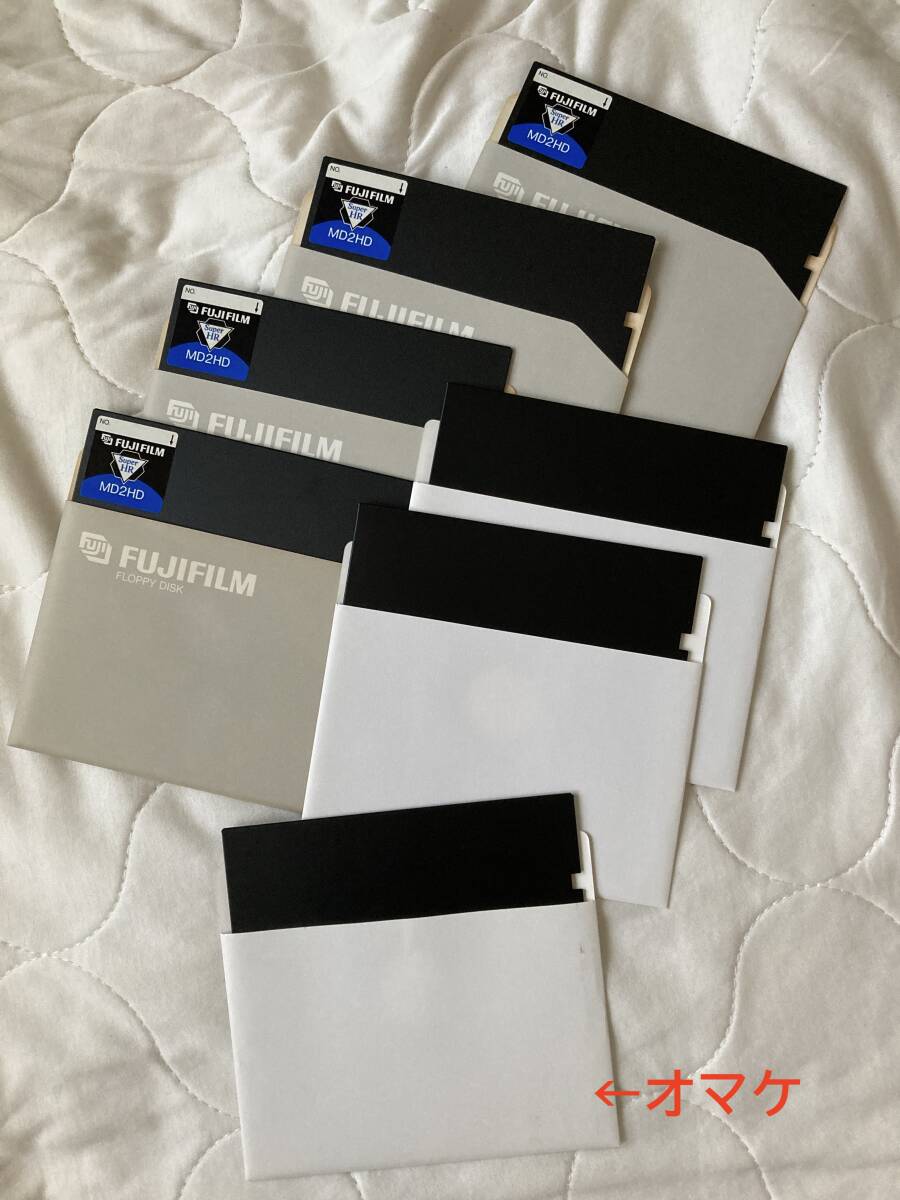 フロッピーディスク 5.25インチ 2HD 6枚 (+1枚オマケです)_画像1