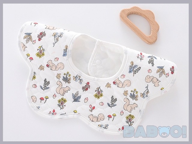 送料無料 よだれかけ ベビースタイ 防水回転 スタイ 360°スタイ 男女兼用 5枚組 防水仕様 吸水性 コットン 綿 出産祝い ギフト 丸型スタイ_画像2