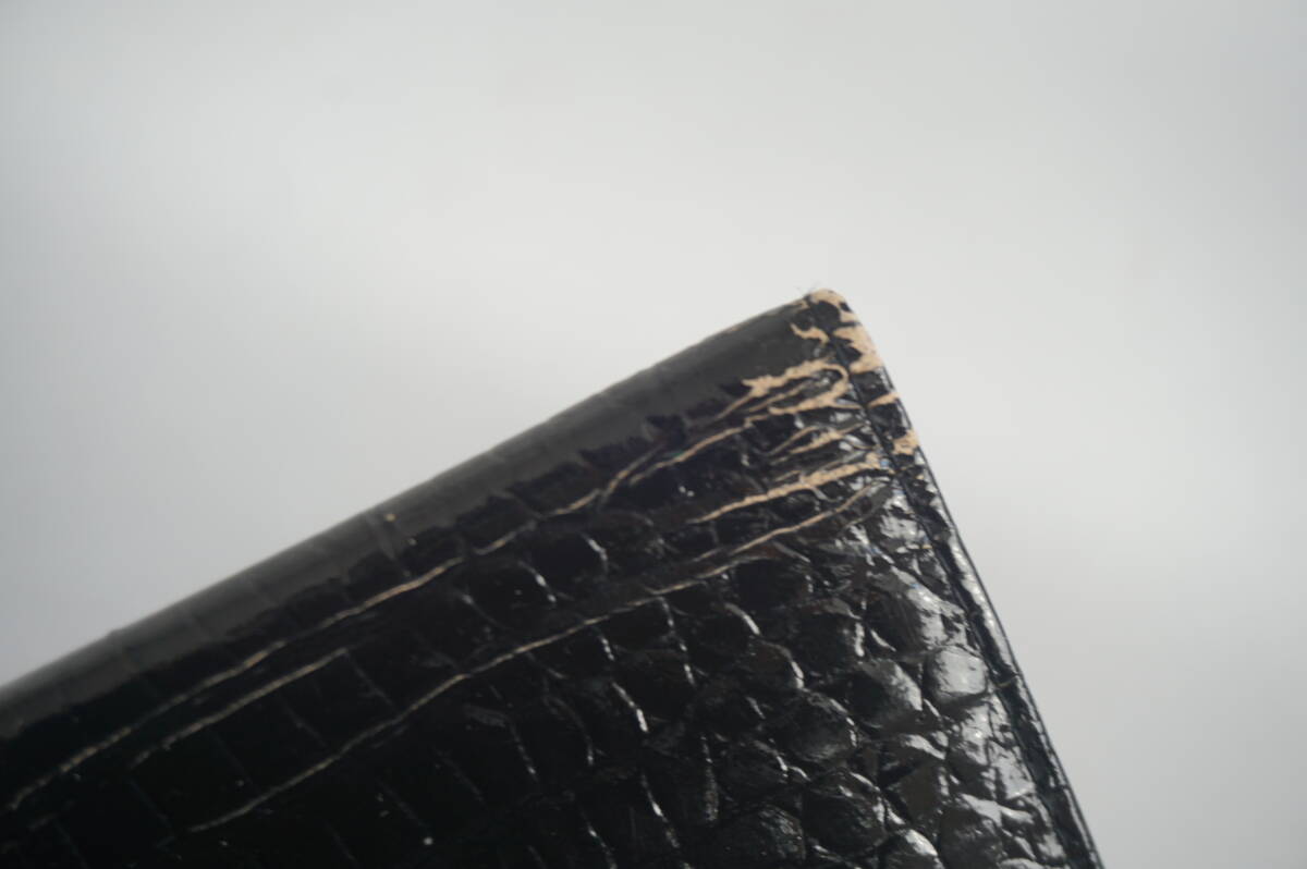 dunhill ダンヒル*長財布　クロコダイル型押し　クロコ型押し　黒　_画像5