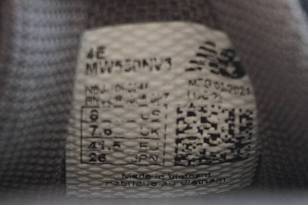 NEW BALANCE【25.5ｃｍ】スニーカー/靴*ニューバランス*550/MW550NV3*ウォーキングシューズ*_画像10