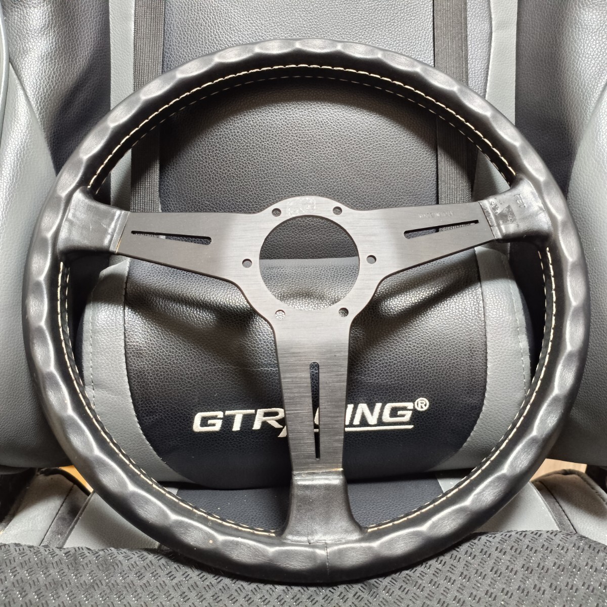 即決 正規品 NARDI classic ナルディ クラシック φ36 360mm ブラックスポーク ブラックレザー 送料無料_画像8