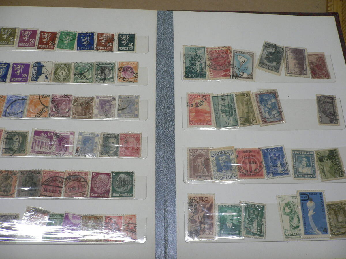  зарубежный марка альбом 1 шт. China марка 1 страница есть 