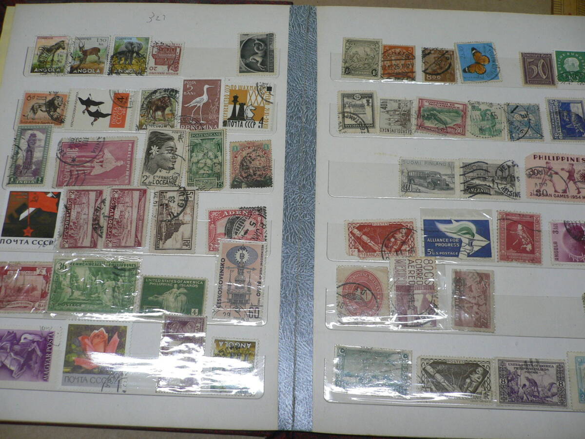  зарубежный марка альбом 1 шт. China марка 1 страница есть 